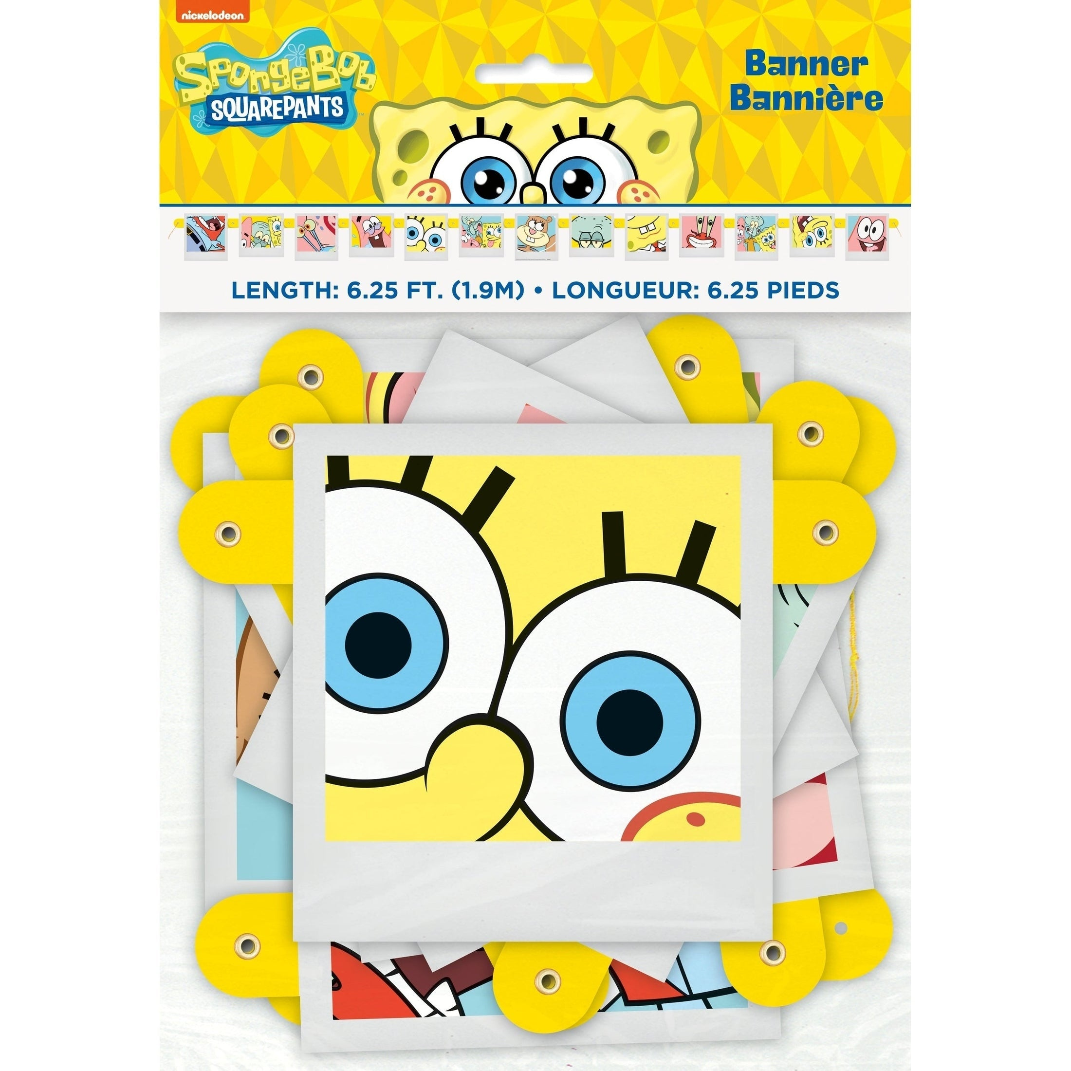 Sponge Bob Birthday Banner
